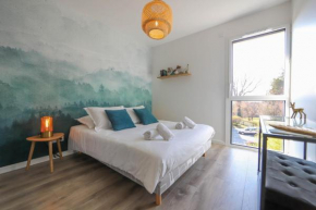 Les Choucas - appartement duplex lumineux avec parking, Annecy